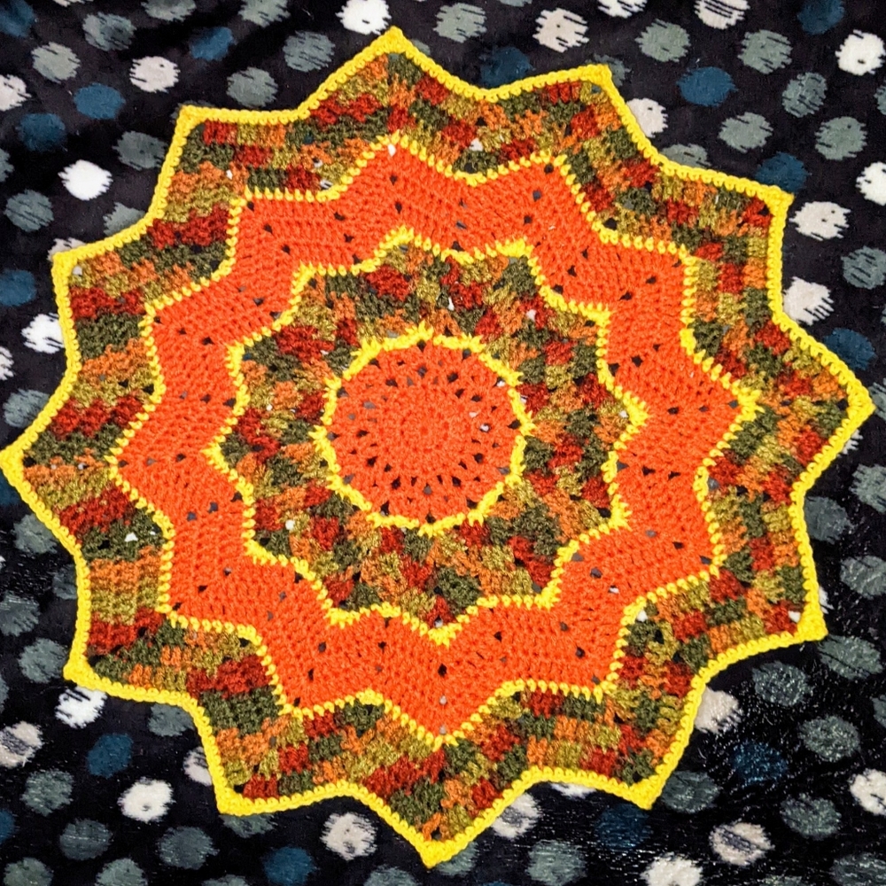 Baby Security Blanket Fall Colors